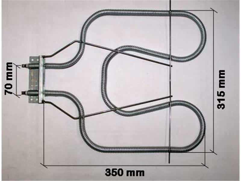 Gorenje tűzhely alsó fűtőtest (E44)