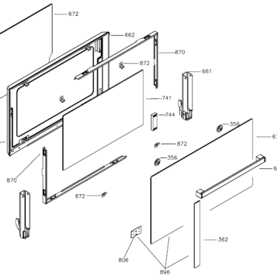 Gorenje Gőzpároló ajtózsanér