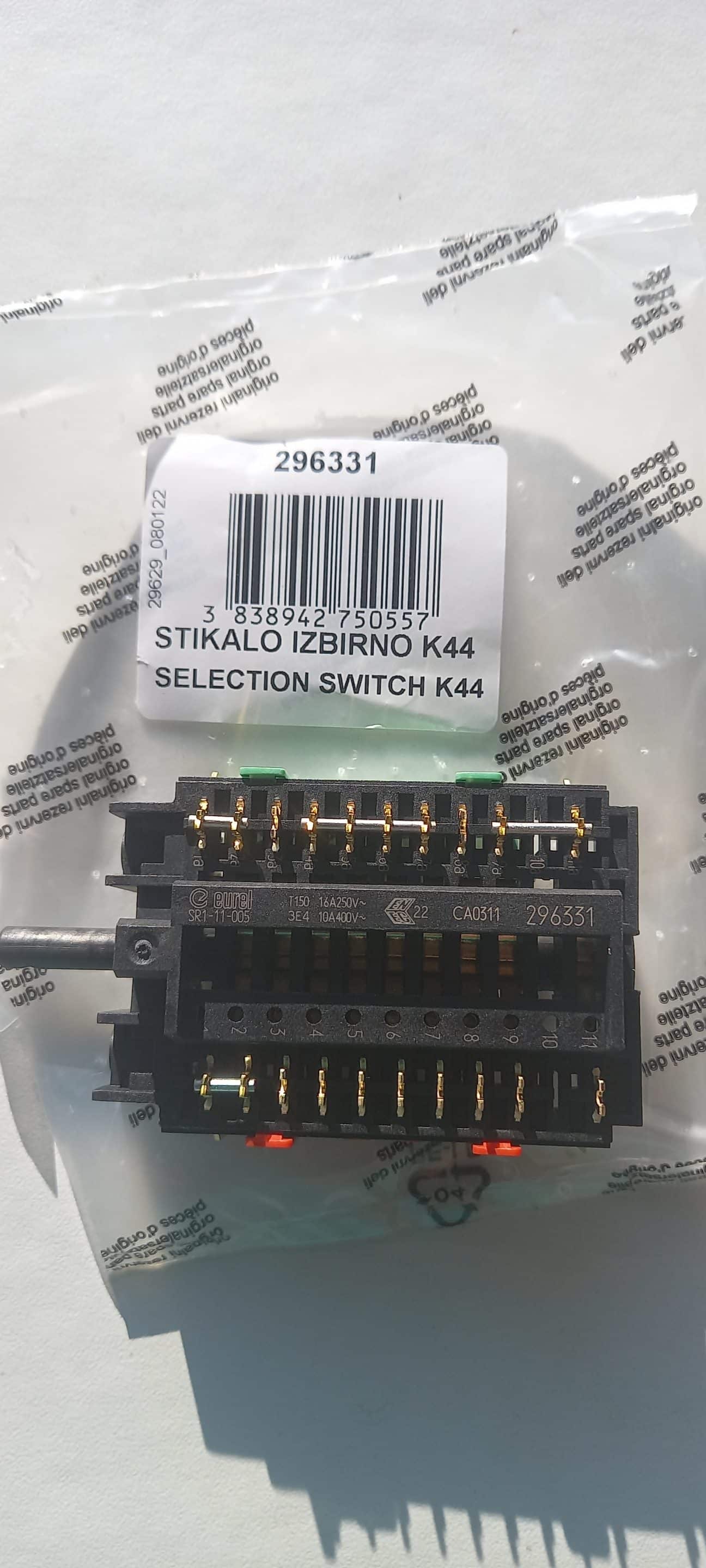 Gorenje tűzhely választókapcsoló K44 - Image 3