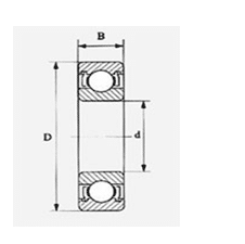 6304 2RSR CSAPÁGY (20x52x15) - Image 2