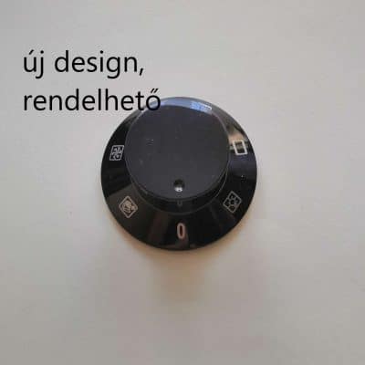 Gorenje sütő funkcióválasztó gomb fekete színű