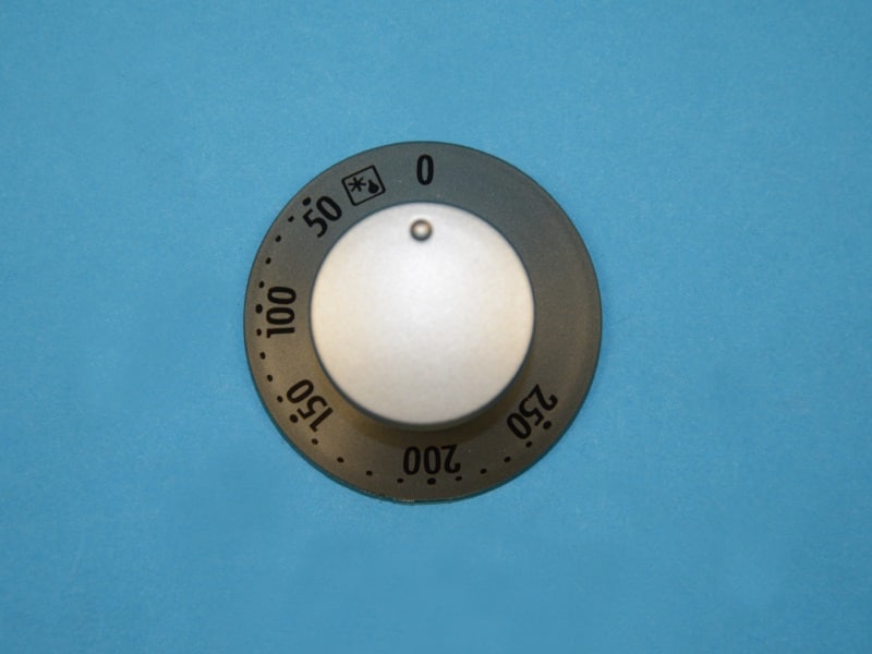 Gorenje MORA sütő hőfokszabályzó gomb INOX színű