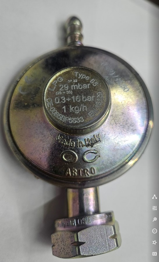 Nyomáscsökkentő PB palackra tömlővel - Image 2