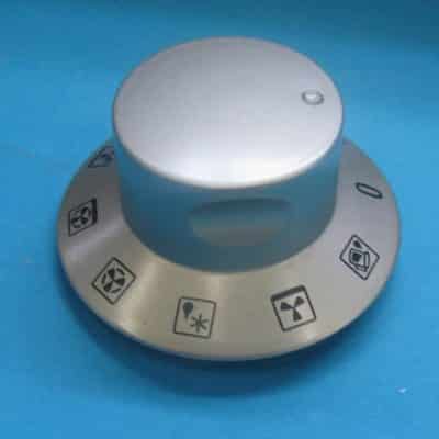 Sütő funkcióválasztó gomb INOX színű