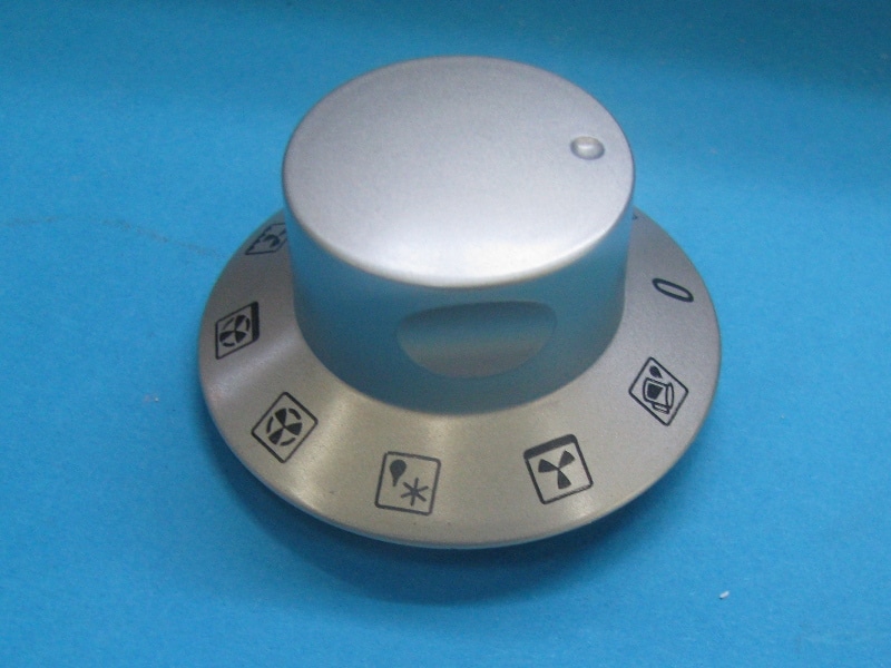 Sütő funkcióválasztó gomb INOX színű