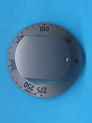 Sütő hőfokszabályzó gomb INOX színű