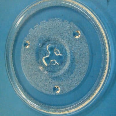 Mikró üvegtányér Ø27cm