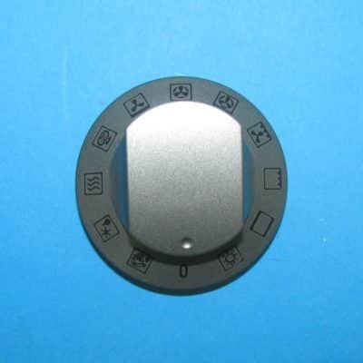 Sütő funkcióválasztó gomb inox színű