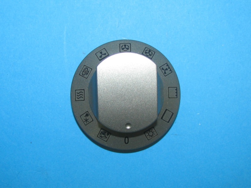 Sütő funkcióválasztó gomb inox színű