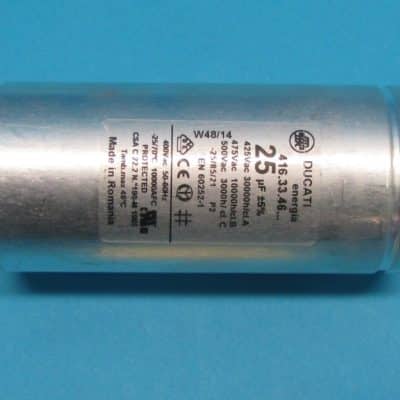 Szárítógép főmotor kondenzátor ( 25µF Ducati )