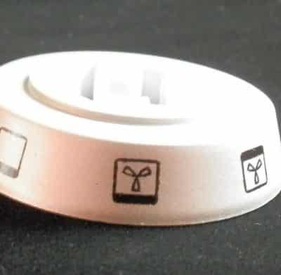 Tűzhely rozetta INOX színben