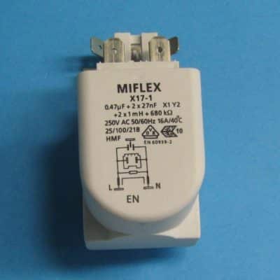 Mosógép, mosogatógép zavarszűrő kondenzátor