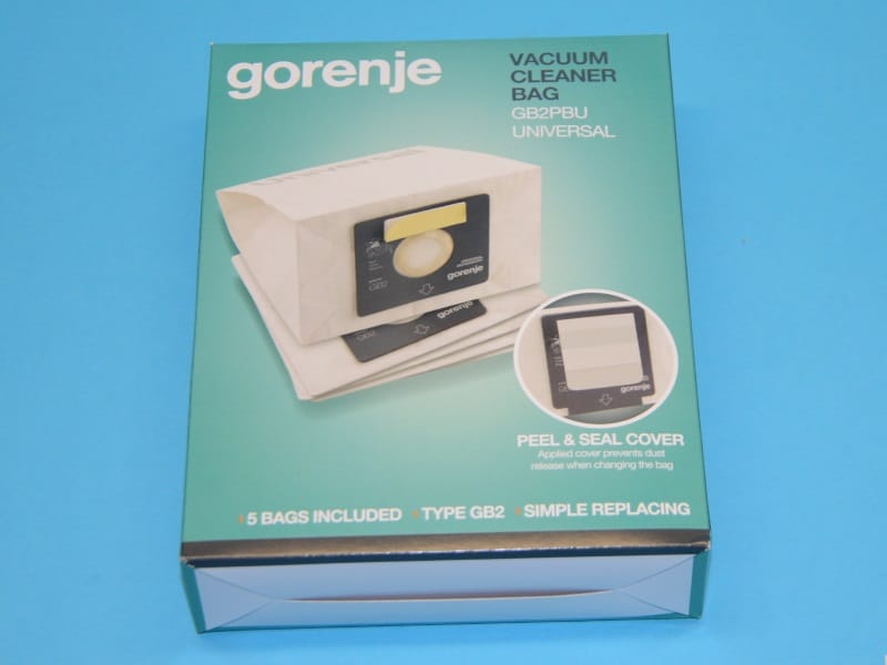 Gorenje porzsák GB2PBU Universal 5 darab/csomag + 1db motorvédő szűrő - Image 2