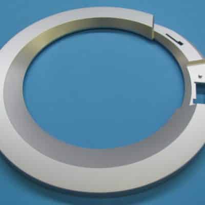 Mosógép külső ajtókeret INOX színben