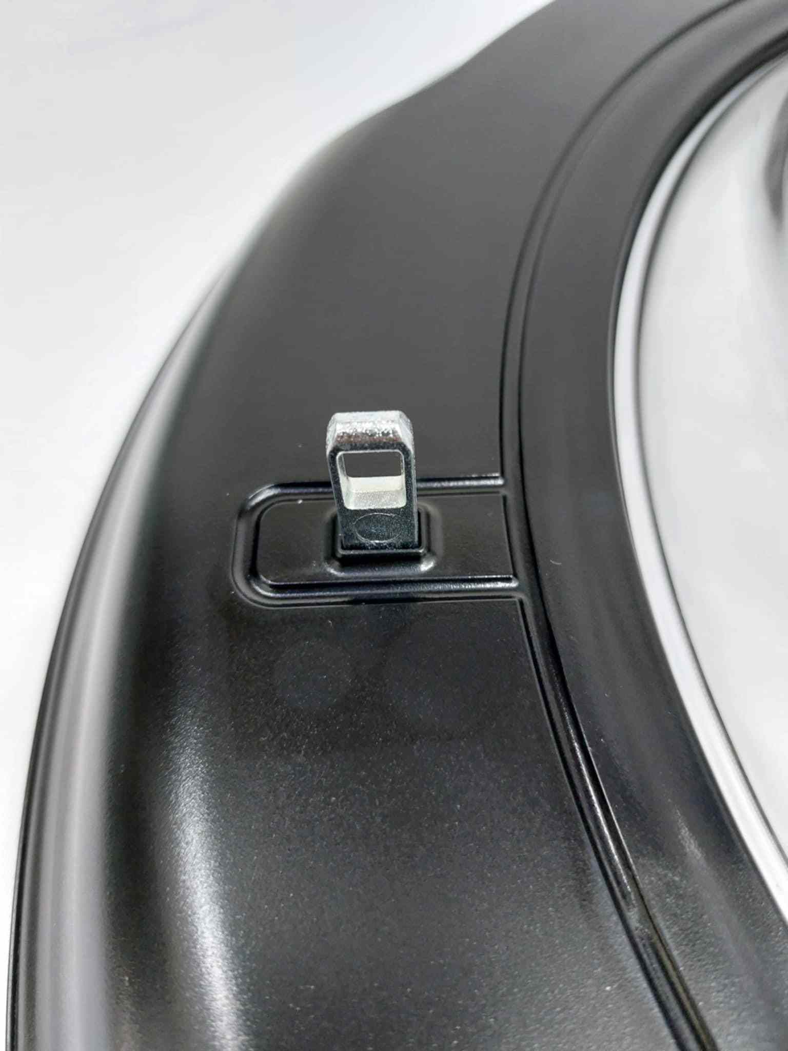 Mosógép ajtó komplett (fekete) - Image 2