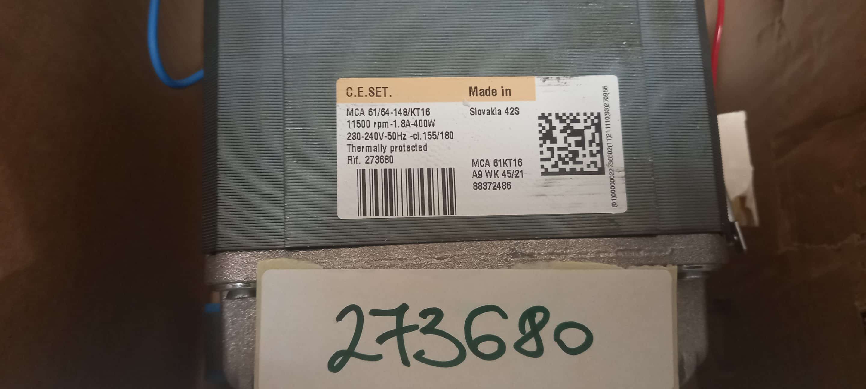 Mosógép motor (főmotor) - Image 3