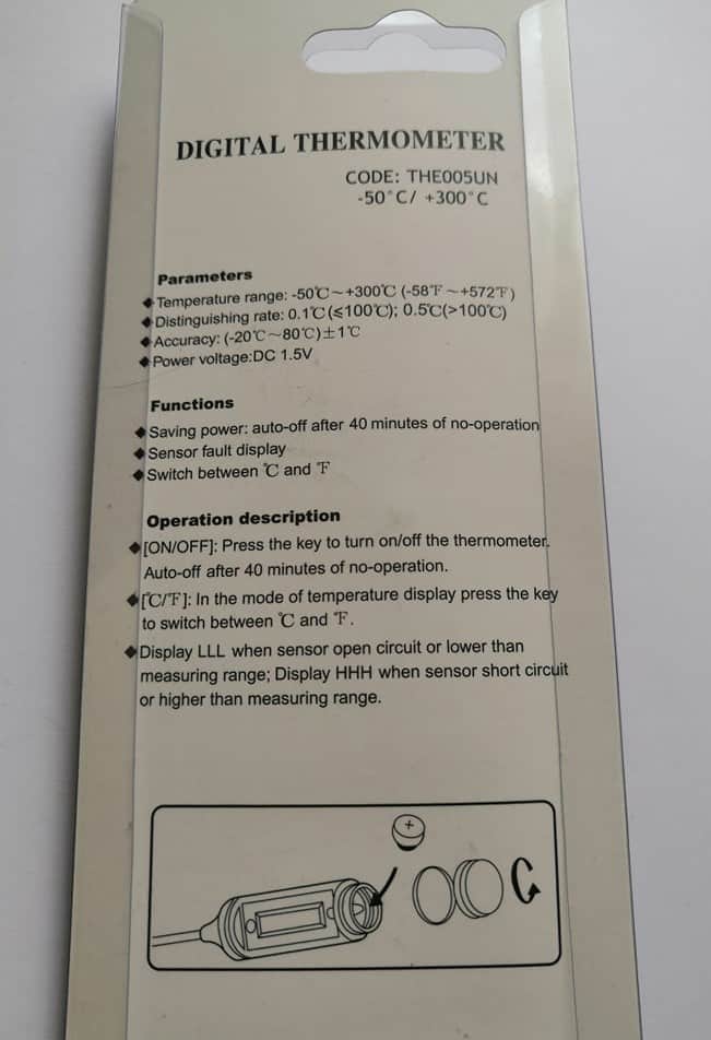 Digitális maghőmérő (pálcahőmérő) -50 + 300°C - Image 6