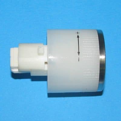 Sütő forgatógomb fehér/INOX színben