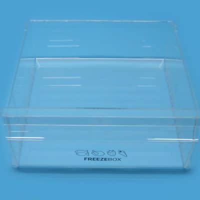 Hisense hűtő fagyasztó fiók FreezeBox felirattal