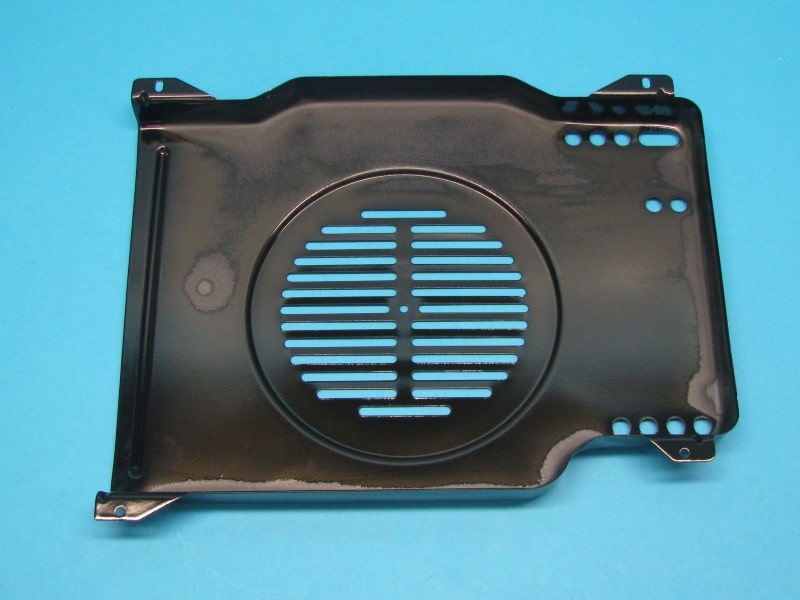 Sütőbe hőterelő lemez