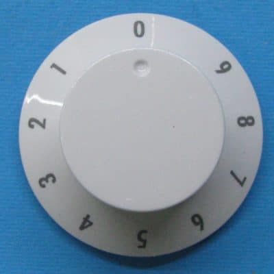 Főzőhely forgatógomb fehér