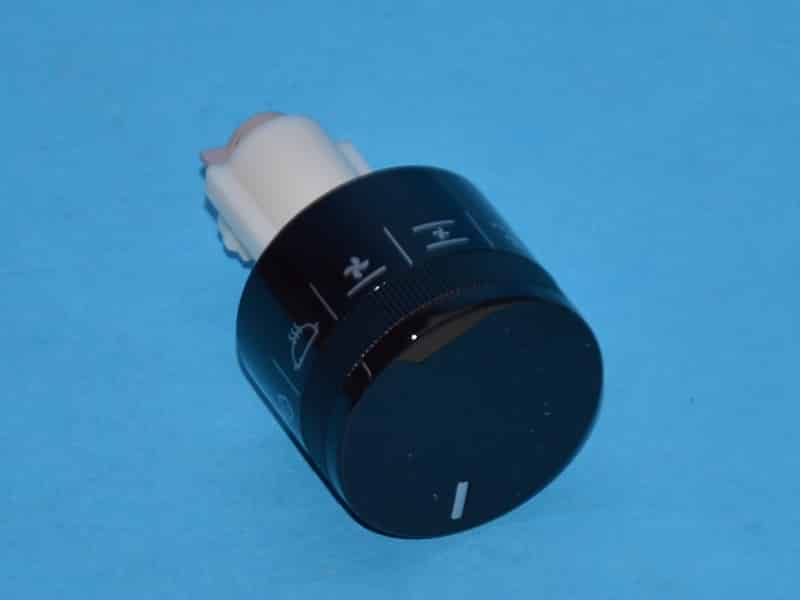 Sütő funkcióválasztó gomb fekete színben