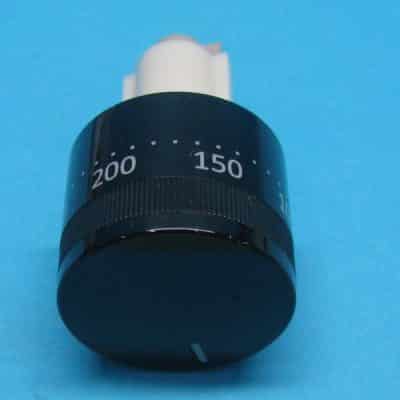 Sütő hőfokszabályzó gomb fekete