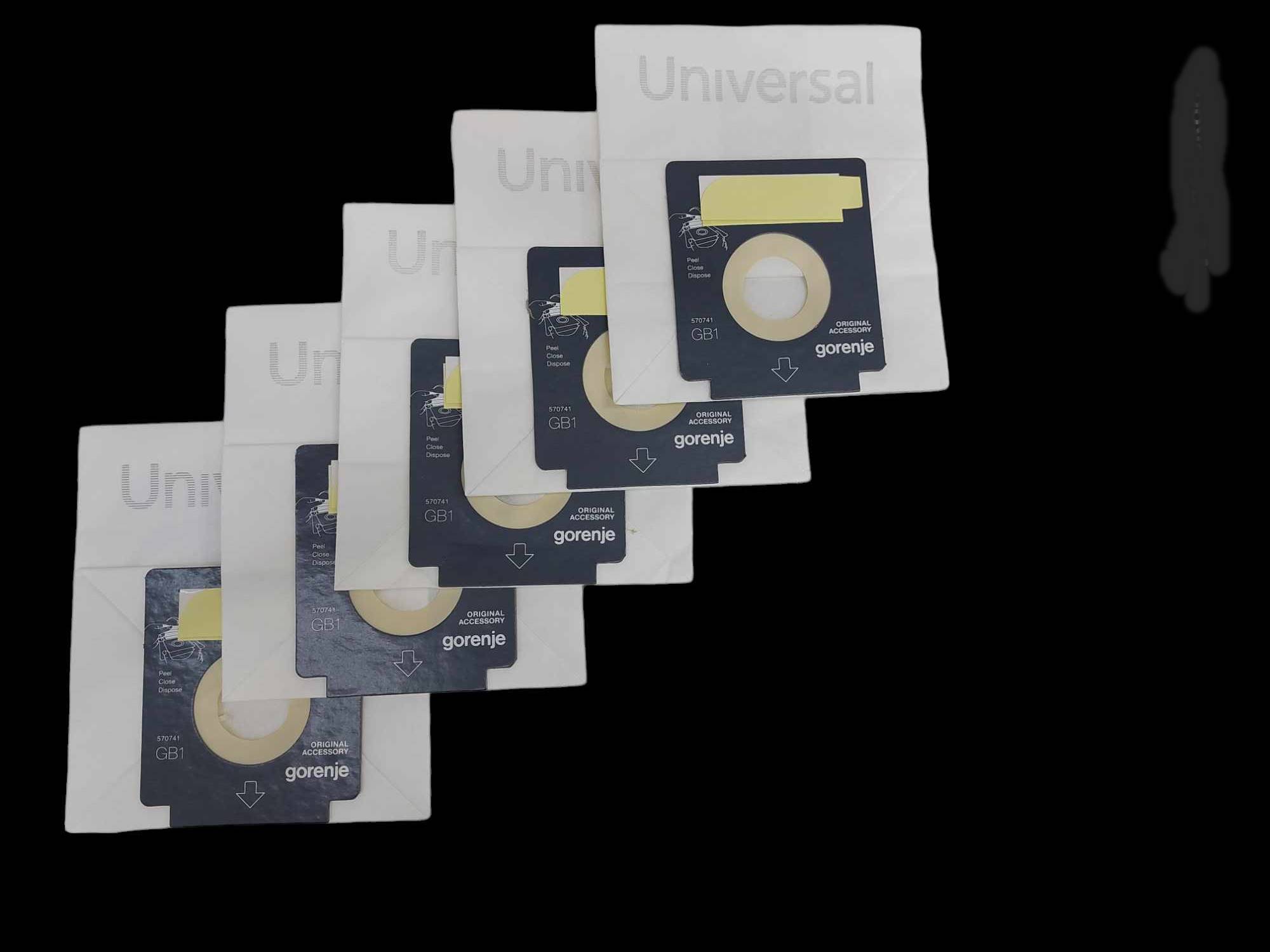 Porszívó papír porzsák GB1PBU (5db/cs) - Image 3