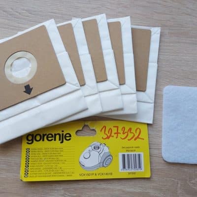 Porszívó papír porzsák készlet