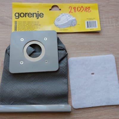 Gorenje porszívóhoz textil porzsák + filter