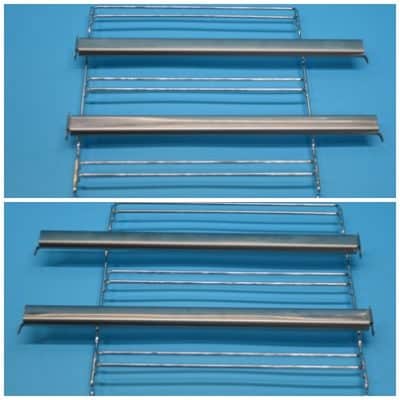 Kétszintes sütősín pár párban (jobb és bal oldali)