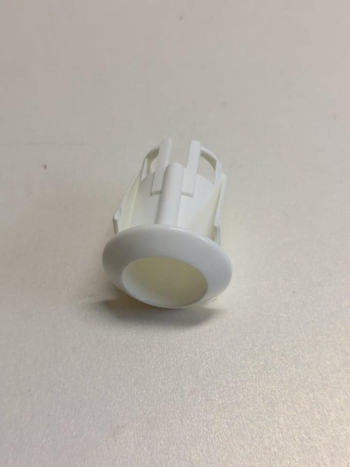 Tűzhely nyomógombház fehér színben