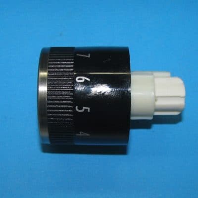 Sütő forgatógomb fekete