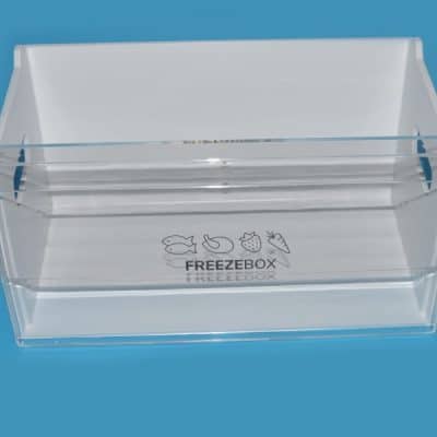 Fagyasztószekrény kicsi fiók FreezeBox felirattal