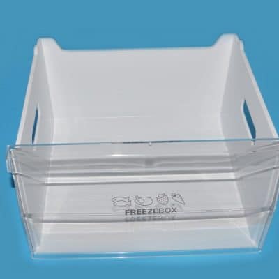 Fagyasztószekrény nagy fiók FreezeBox felirattal