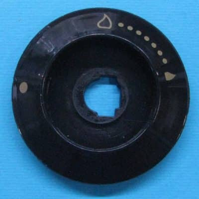 Tűzhely gombkarika fekete színben