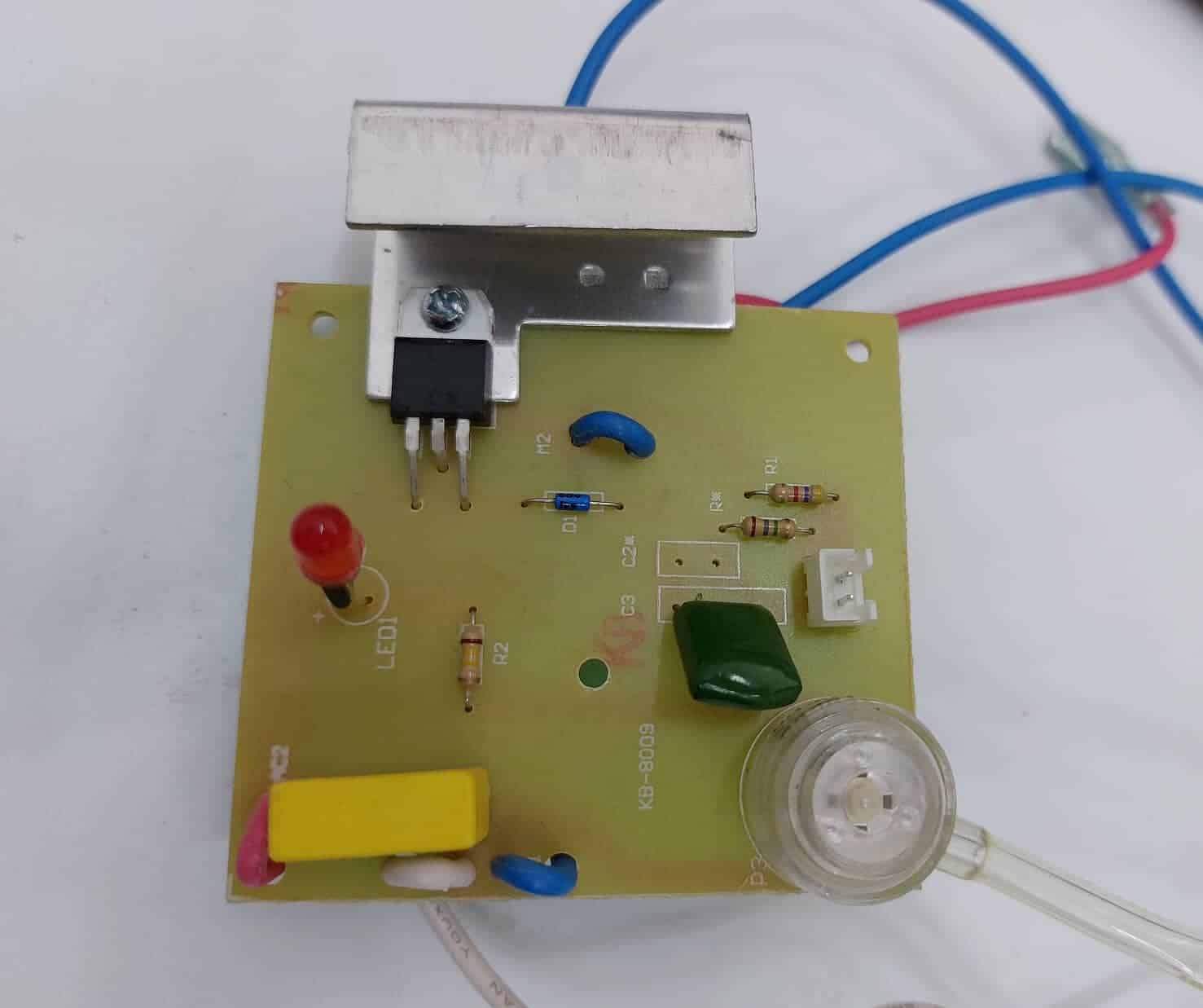 Porszívó elektronika panel