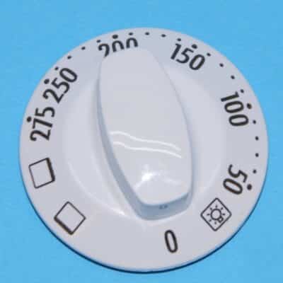 Sütő hőfokszabályzó gomb fehér színben