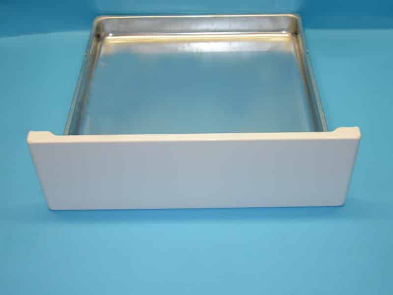 Tűzhely tepsi tartó fiók fehér előlappal