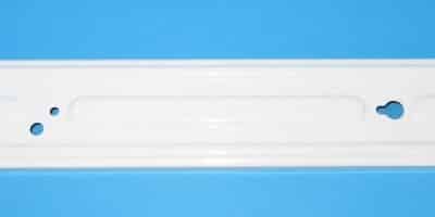 Tűzhely lábtámasztó elem fehér színben