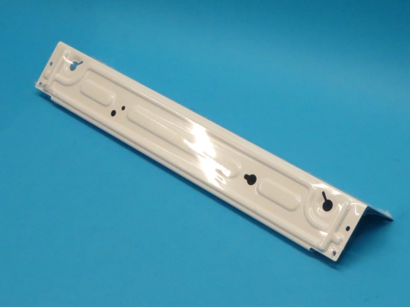 Tűzhely lábtartó hátsó elem fehér színben