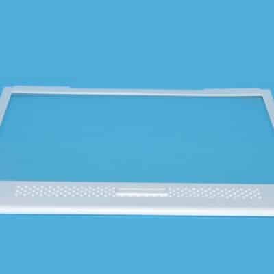 Hűtő üvegpolc fehér kerettel