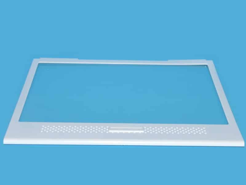 Hűtő üvegpolc fehér kerettel