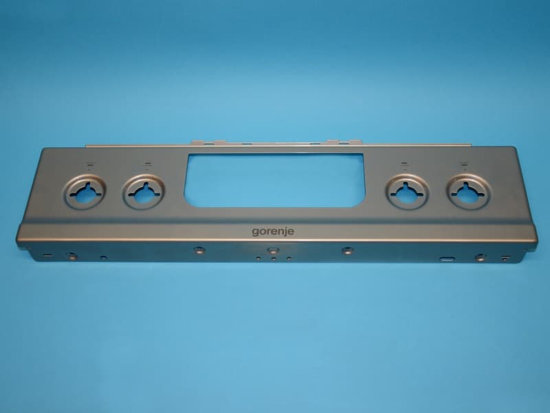 Tűzhely előlap gombok mögötti INOX színben