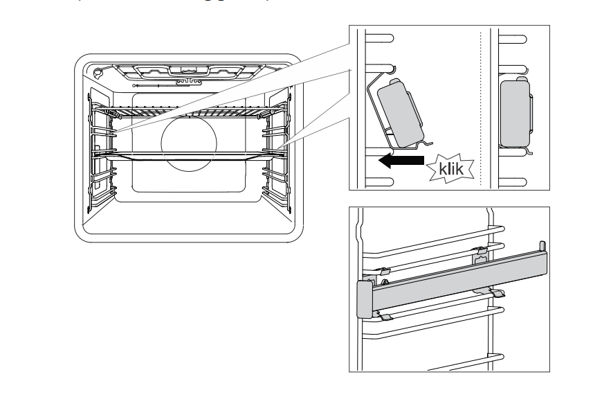 Tepsi tartó sínbe helyezhető teleszkópos sütősín pár - Image 4