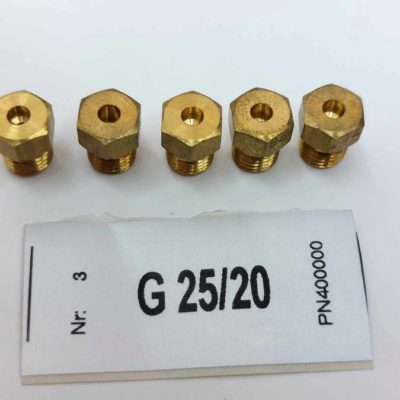 Földgáz fúvóka szett G25/20