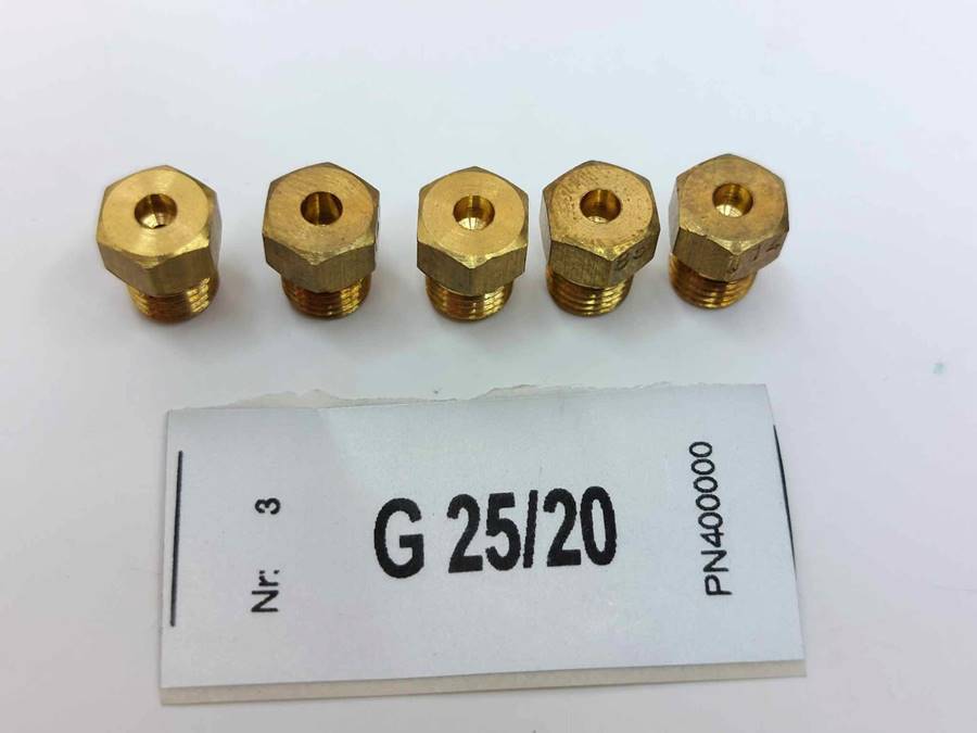 Földgáz fúvóka szett G25/20