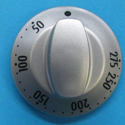 Sütő / tűzhely hőfokszabályzó gomb (inox)