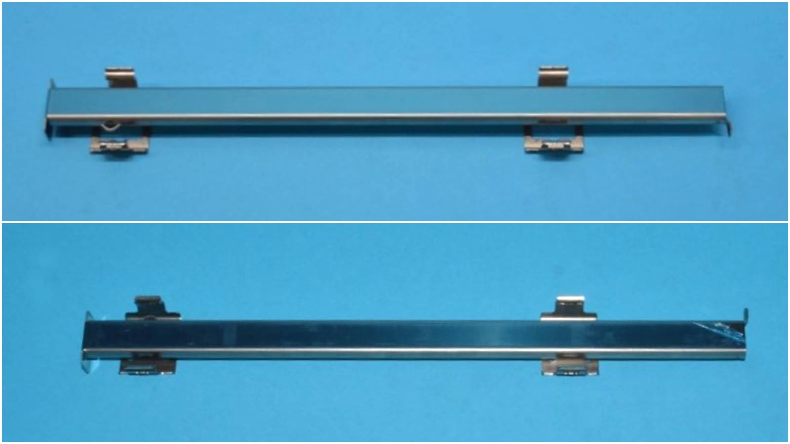 Tepsi tartó sínbe helyezhető teleszkópos sütősín pár