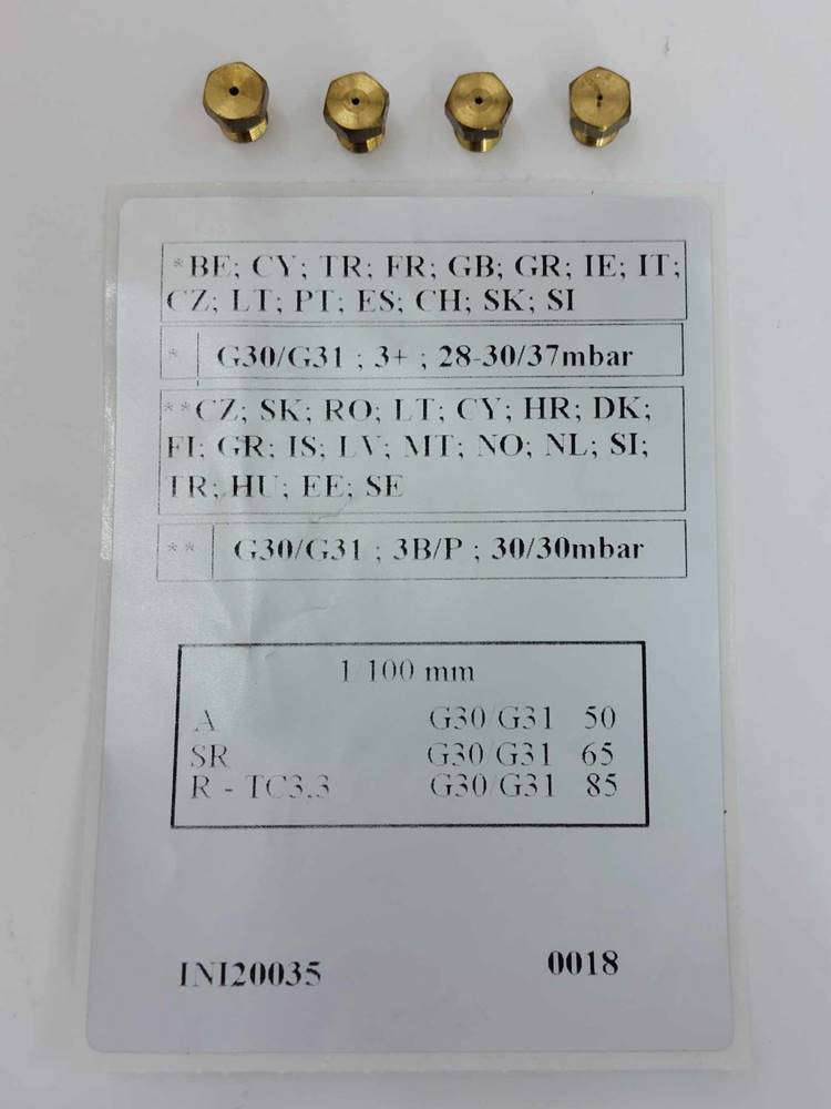 PB fúvóka készlet (Főzőfelülethez) - Image 2